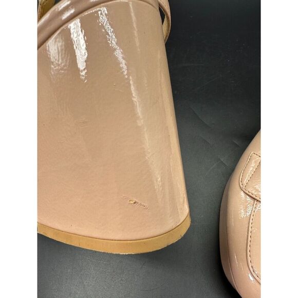 Urban Outfitters UO Veronica Solid Patent Platform Heels Size 9M Festival Rave - Picture 7 of 10